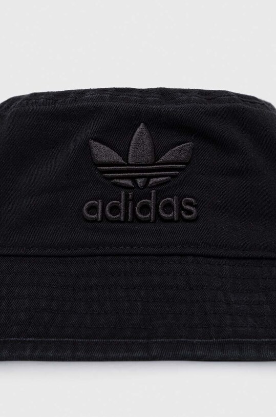 adidas Originals kapelusz bawełniany IK9579 czarny AW23