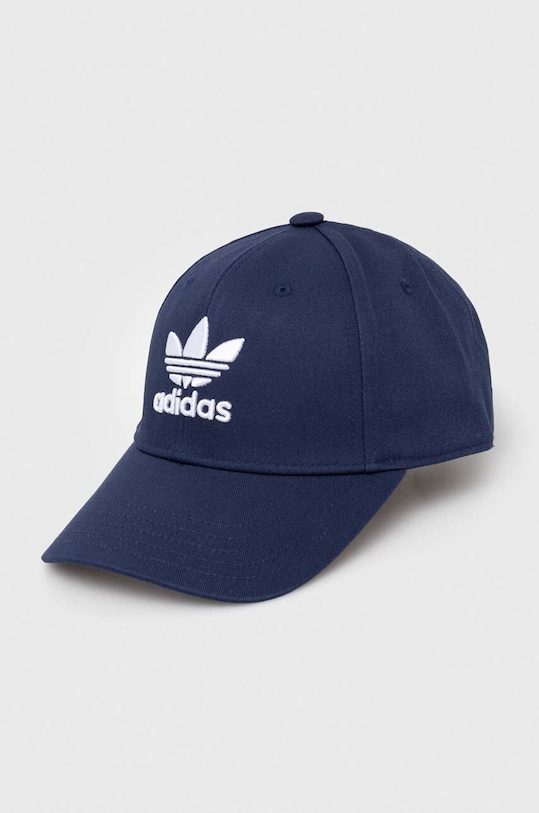 Bavlnená šiltovka adidas Originals bavlna modrá IL4843