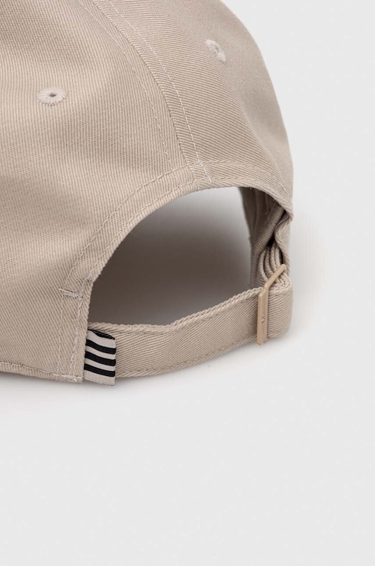adidas Originals czapka z daszkiem bawełniana IL4845 beżowy AW23
