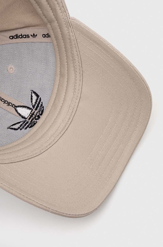 adidas Originals czapka z daszkiem bawełniana beżowy IL4845