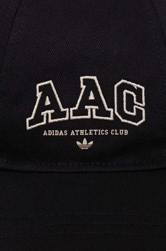 adidas Originals czapka z daszkiem bawełniana czarny IL8445