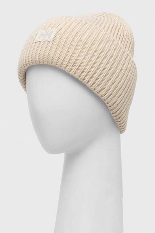 Helly Hansen czapka HH RIB BEANIE 54020 beżowy AW24