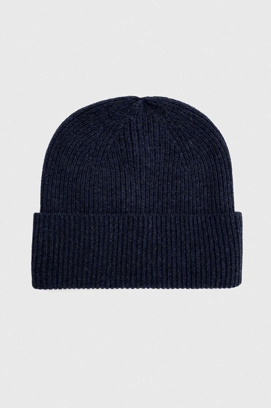 Шерстяная шапка Helly Hansen шерсть тёмно-синий 67530