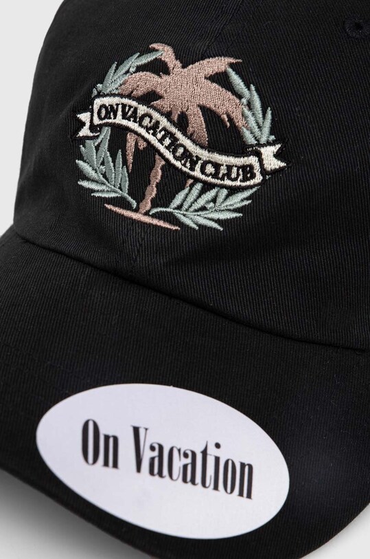 On Vacation pamut baseball sapka OVC.C28 fekete AW23
