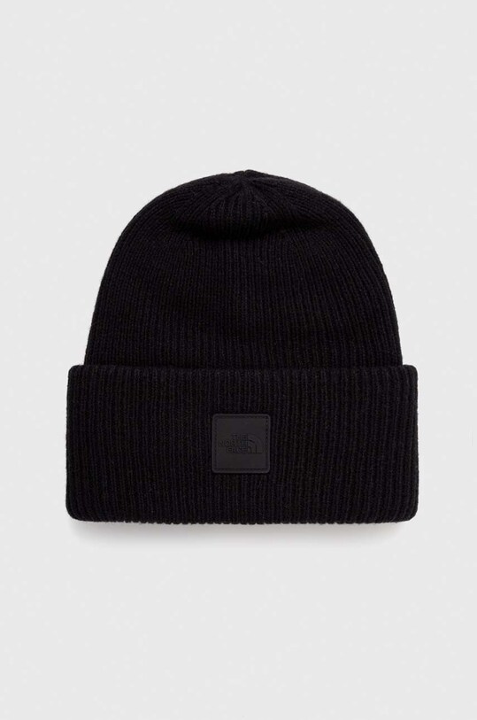 The North Face caciula de lana imprimeu negru NF0A7WJGJK31