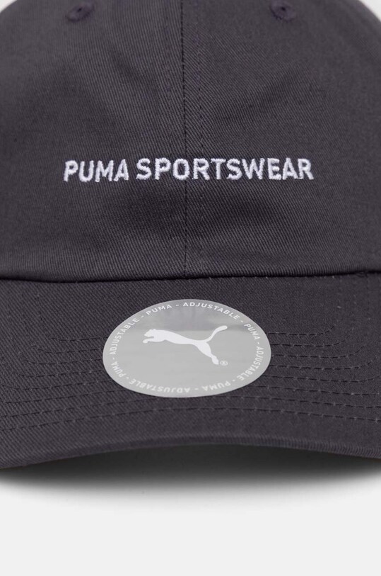 Puma șapcă de baseball din bumbac 24036 gri AW24