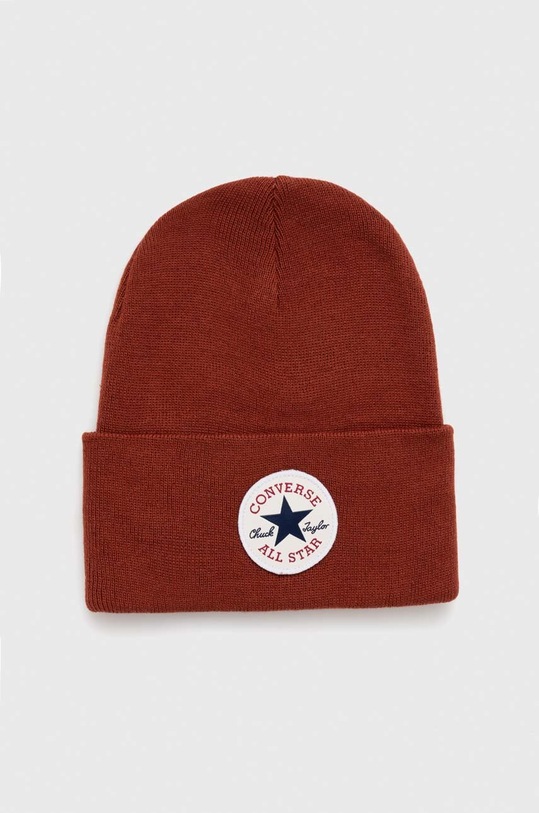 Converse czapka aplikacja bordowy 10022137.A13