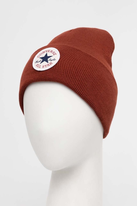 Converse czapka 10022137.A13 bordowy AW23