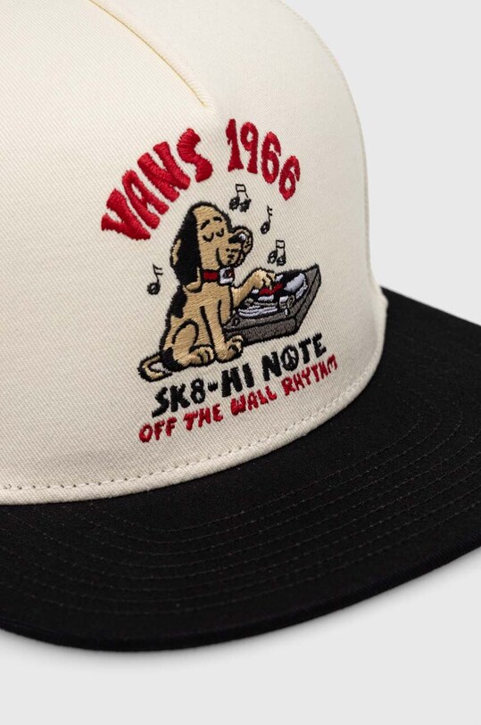 Vans czapka z daszkiem bawełniana VN0008P93KS1 beżowy AW23