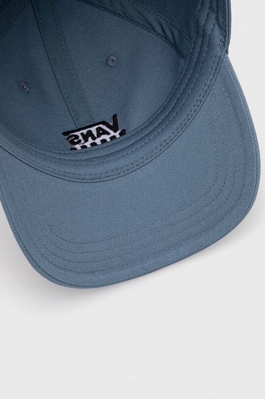 Vans czapka z daszkiem bawełniana niebieski VN0A31T6JCN1