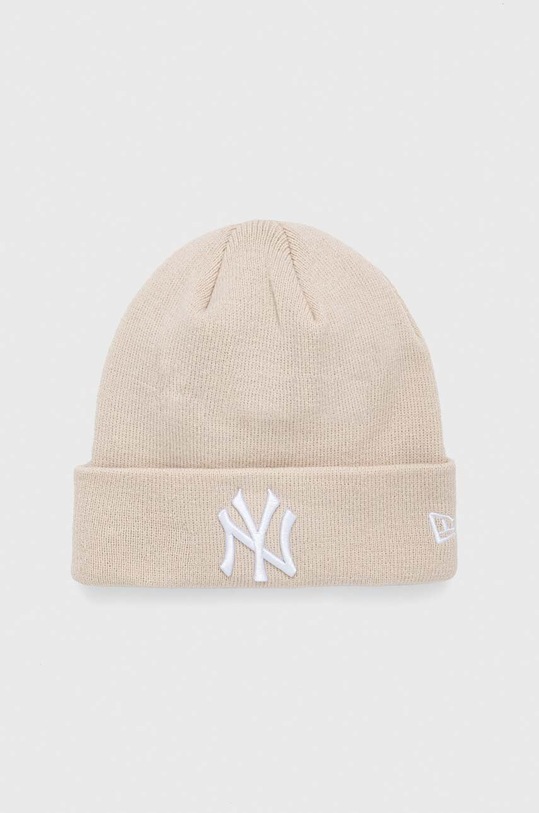 New Era czapka aplikacja beżowy 60348860
