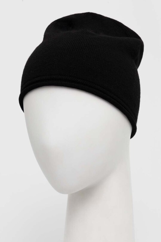 Akcesoria United Colors of Benetton czapka z domieszką wełny 1235DA00J.700 czarny