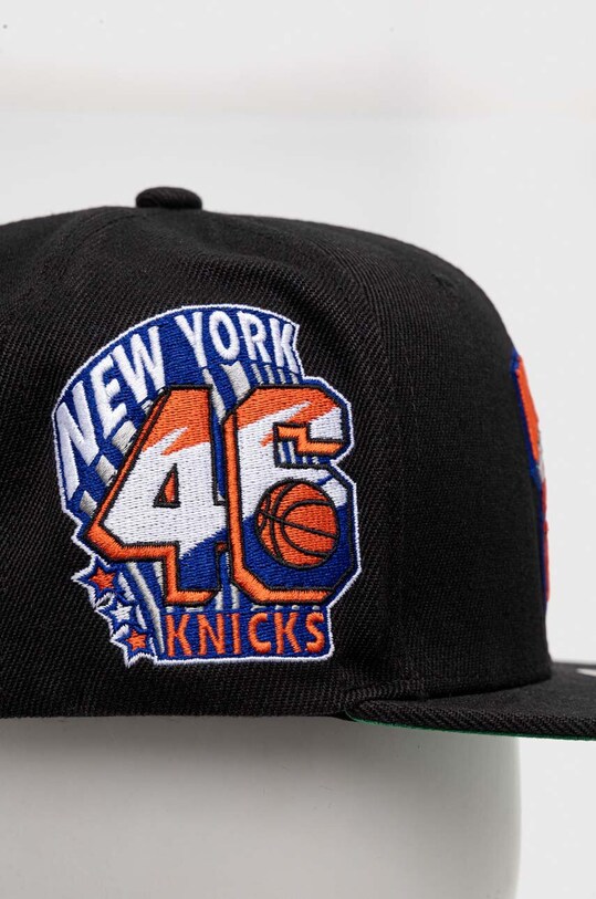 Akcesoria Mitchell&Ness czapka z daszkiem NEW YORK KNICKS HHSS5803.NYKYYPPPBLC czarny