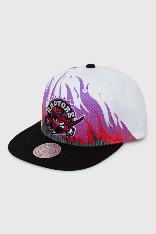 Бавовняна бейсболка Mitchell&Ness TORONTO RAPTORS візерунок білий HHSS5798.TRAYYPPPWHI