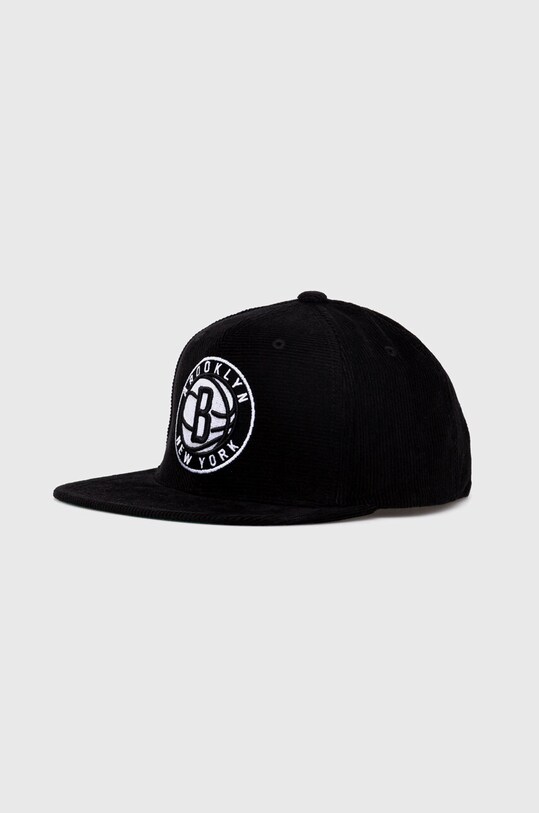 Хлопковая кепка Mitchell&Ness BROOKLYN NETS аппликация чёрный HHSS6049.BNEYYPPPBLC