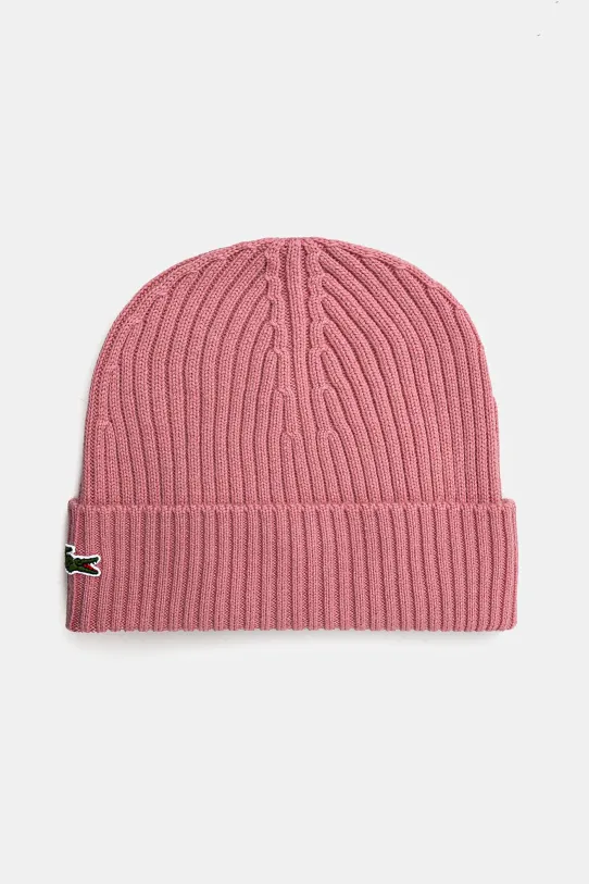 Lacoste caciula de lana roz RB0001