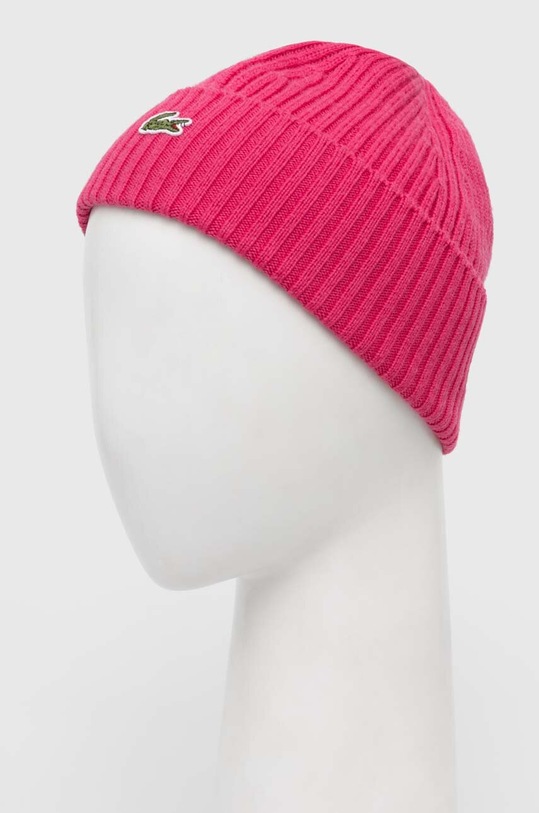 Accessories Lacoste wool beanie RB0001 pink
