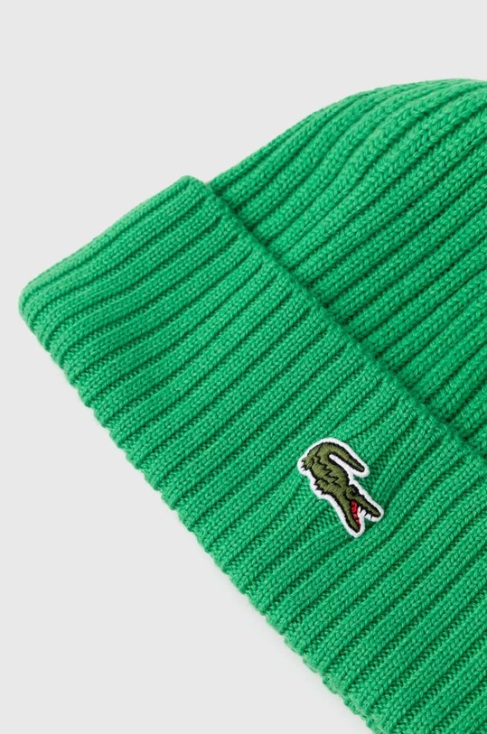Lacoste czapka wełniana RB0001 zielony AW24
