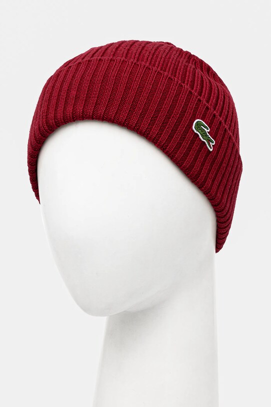 Volnena kapa Lacoste RB0001 bordo AW24