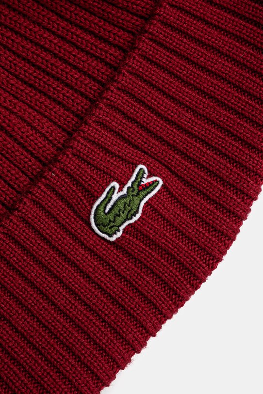 Dodatki Volnena kapa Lacoste RB0001 bordo