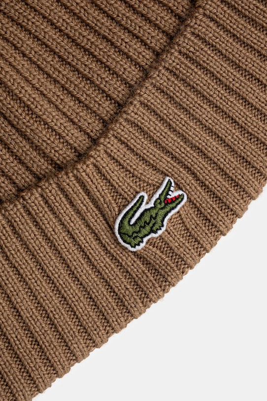 Accessori Lacoste berretto in lana RB0001 marrone