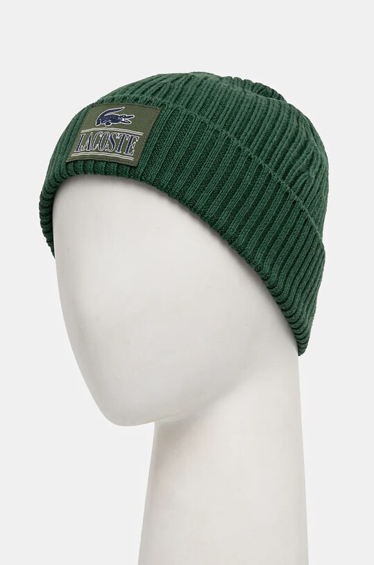 Lacoste caciula de lana RB1783 verde AW23