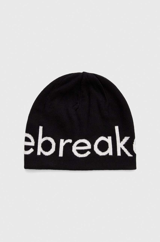 Icebreaker czapka Merino Icebreaker IB0A56SJ9311 czarny AW23