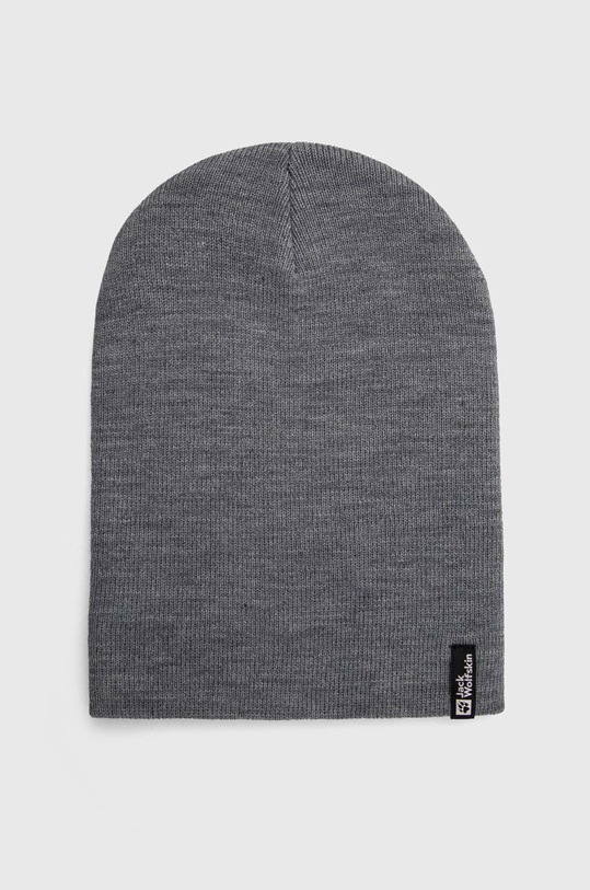 Čepice Jack Wolfskin hrubá šedá 1903892