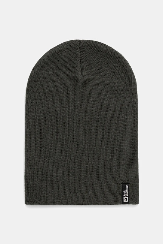 Čiapka Jack Wolfskin hrubá zelená 1903892