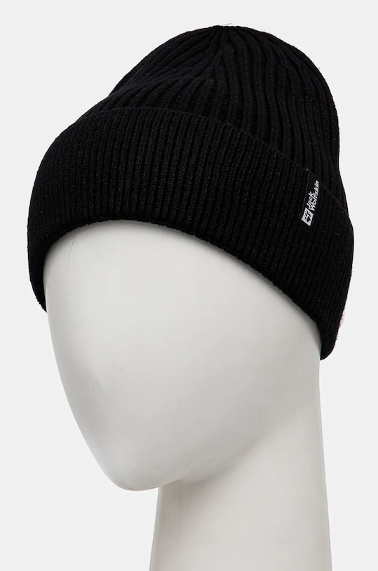 Jack Wolfskin caciula 1909252 negru AW25