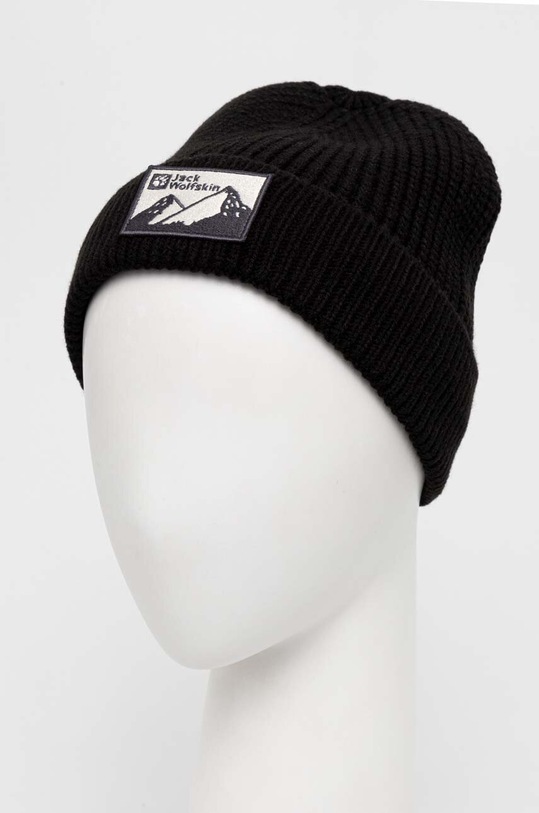 Jack Wolfskin sapka 1910062 fekete AW23