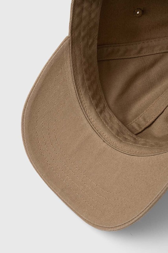 Carhartt WIP czapka z daszkiem bawełniana Madison Logo Cap beżowy I023750.0DKXX