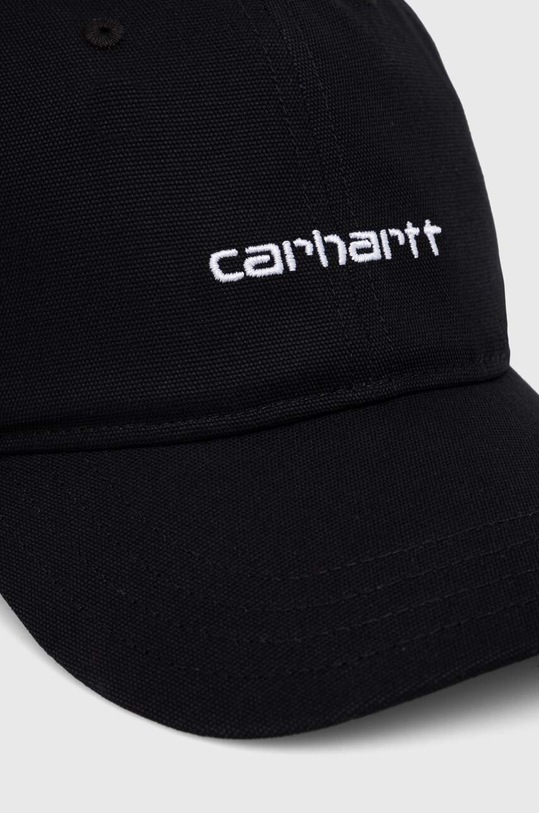 Carhartt WIP cotton baseball cap I028876.0D2XX black AW23