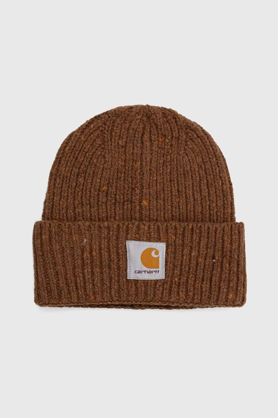 Carhartt WIP wool beanie plain brown I013193.1T6XX