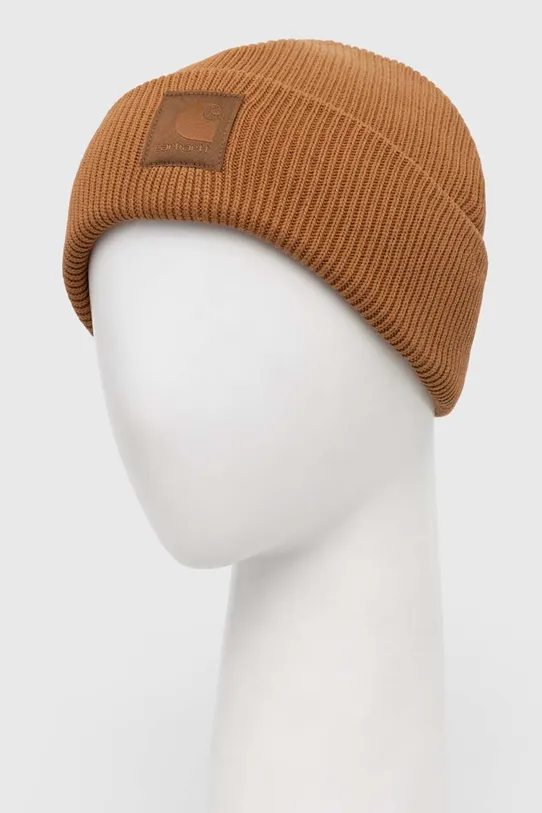 Accessories Carhartt WIP cotton beanie I032224.HZXX brown