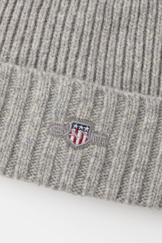 Gant czapka wełniana 9910023 szary AW24