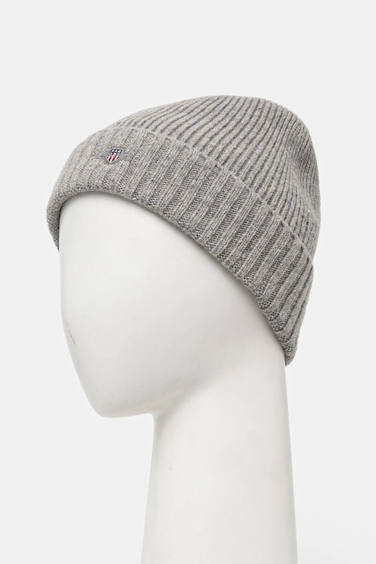 Akcesoria Gant czapka wełniana 9910023 szary