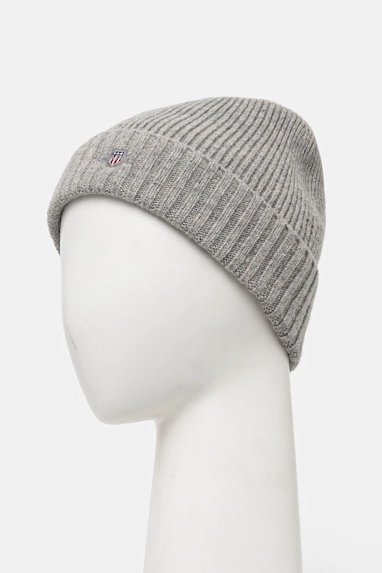 Akcesoria Gant czapka wełniana 9910023 szary