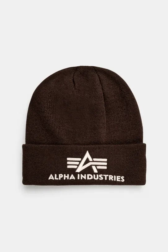 Alpha Industries caciula imprimeu maro 168910.03