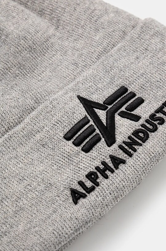 Шапка Alpha Industries 168910.03 серый AW24