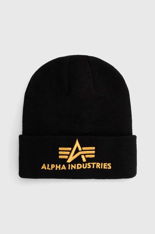 Σκούφος Alpha Industries απλικέ μαύρο 168910.583