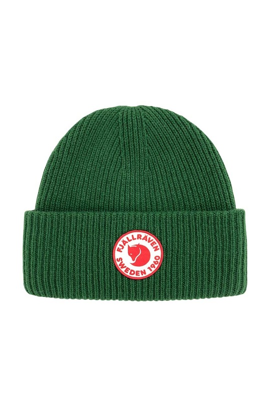 Doplňky Vlněná čepice Fjallraven 1969 Logo F78142.678 zelená