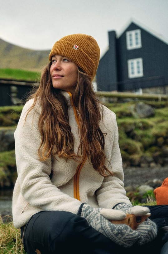 Шапка Fjallraven Tab жовтий F84767.166