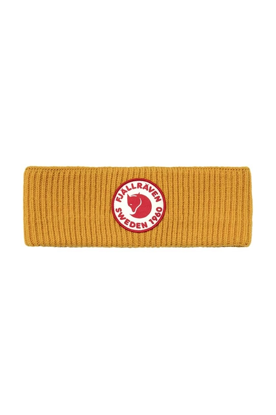 Accessories Fjallraven wool headband 1960 Logo F87082.161 yellow