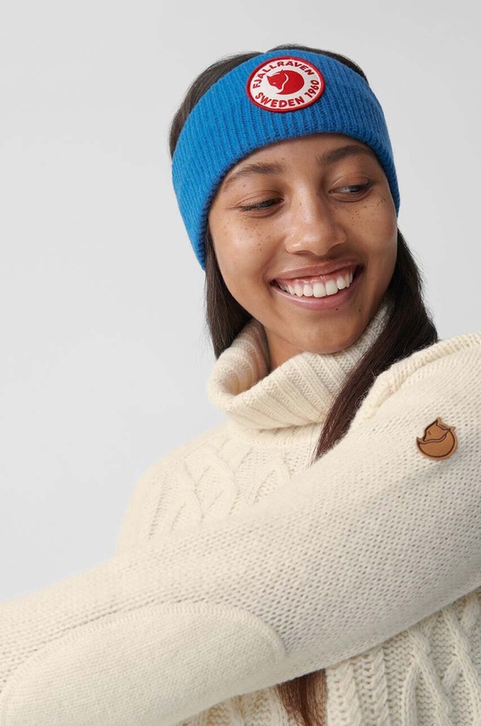 Fjallraven opaska wełniana 1960 Logo niebieski F87082.538