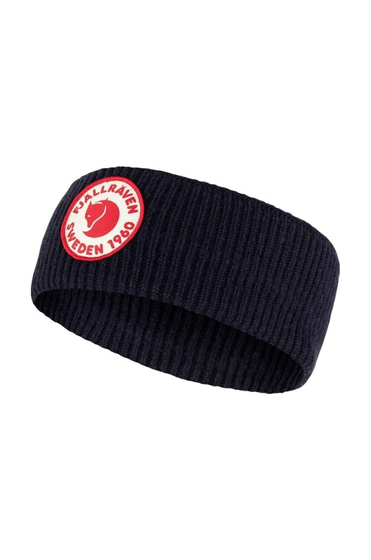 Vlněná čelenka Fjallraven 1960 Logo nášivka námořnická modř F87082.555