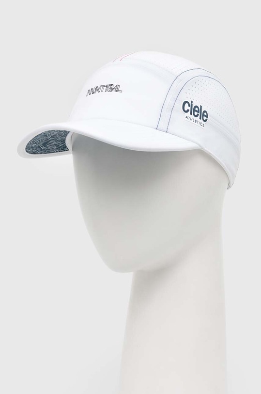 Kapa sa šiltom Ciele Athletics GOCap SC - WWM print bijela CLGCSCWCMTL.WH001