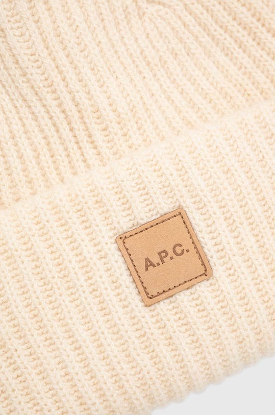 A.P.C. wool beanie WVBBR.M25075 beige AW23