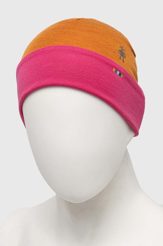 Oboustranná čepice Smartwool Thermal Merino Reversible SW0SW956 oranžová AW24