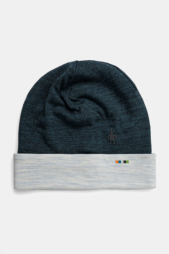 Smartwool czapka dwustronna Thermal Merino Reversible turkusowy SW0SW956